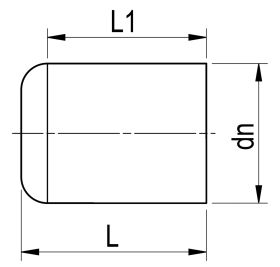 PE100 Endkappen