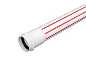 LDPE Kabelschutzrohre C+S gemufft coextrudiert aus Rezyklat