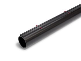 Streng-ZIP Kabelschutzrohre glattendig aus Rezyklat mit Längsverschluss
