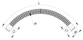 HDPE Streng Superflex Bogen lang