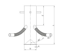 HDPE Streng Kandelaberfundament Komplett