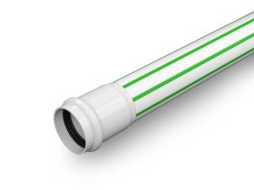 LDPE Kabelschutzrohre C+S gemufft coextrudiert aus Rezyklat