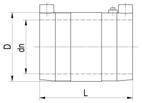 PE100 Druck-Elektroschweissmuffen 40V