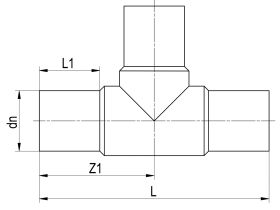 PE100 T-Stücke egal