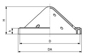 HDPE Zentrierstück für Kandelaberfundament