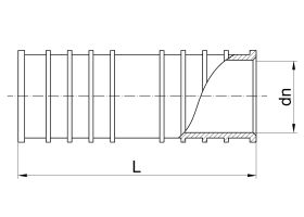 HDPE Doppelmuffen für Wellrohre