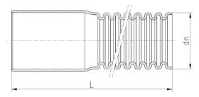 HDPE Drainagerohre strengdrain gemufft, mit Schlitzung