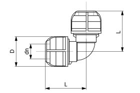 I-Joint Winkel 90°