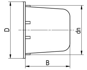 HDPE Endkappen für Antennenschutzrohre